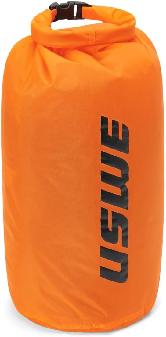 USWE Torr 2L DrySack - Ultra-Durable Waterproof Bag for Hydration Packs Perfect for Hiking Cycling - Compact Lightweight Roll-Top Seal Storage Solution for Outdoor Adventures (Orange 2L)