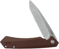 Case XX WR Pocket Knife Kinzua EDC S35VN Spear Blade Brown Anodized Aluminum Handle W/Clip #64692 (KINZUA) 4 3/4 Inches Closed