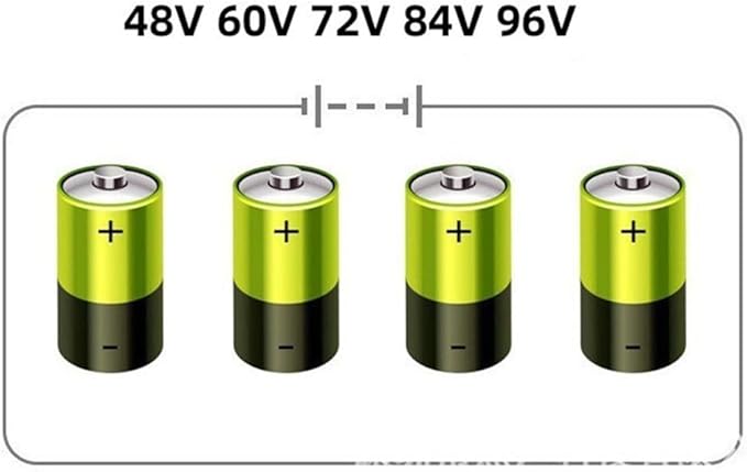 Solar Power Boost Controller 9V-60V Input 24V-96V Output Charger 450W with LED Display and Intelligent Cooling Fan Compatible with Various Battery Types