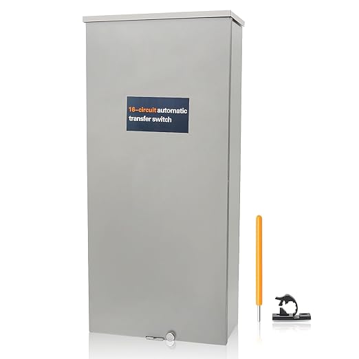 100 Amp Transfer Switch Replacement for Generac REXG16EZA3 16-Circuit 100 Amp Automatic Transfer Switch with NEMA 3R Protection Enclosure Suitable for Indoor and Outdoor Use