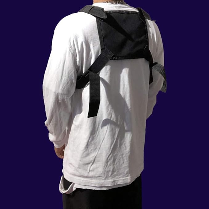 Croogo Tactical Chest Bag Chest Pocket Tactical Bag Pouch Multipurpose Sport Backpack Front Pack Rig Bag Harness Chest Pack