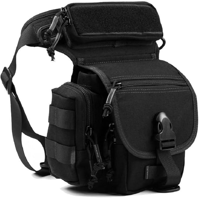 Multi-Purpose Tactical Drop Leg Bag Tool Fanny Thigh Pack Leg Rig Military Motorcycle Camera Utility Pouch Outdoor Bike CyclingBeige
