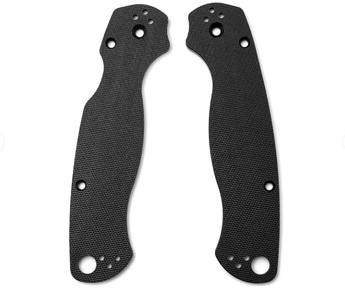 2-Piece Pair CNC G10 Scales Blank DIY Replacement in Black Fits for C81 Paramilitary 2