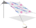 Beach Canopy with Windproof Ropes &amp Sandbags Beach Tent Sun Shade Sun Shelter for Camping Trips Fishing Backyard Fun or Picnics Dragonflies