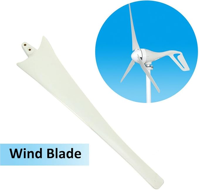 BRAVECOW Windmill Blades Replacement Delta Wing Blade Nylon Fiber Blade Wind Turbine Generator Blade Windmill Power Charge Accessories for Wind Generator (550mm)