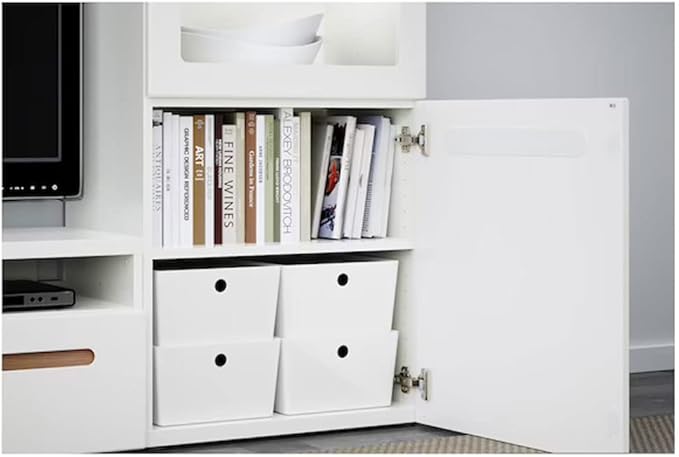 IKEA Box with Lid Perfect for Storing Smaller Gadgets Cables or Pencils for Home Office Reading Room 13X8X8Cm