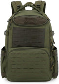 Tactical Backpack Military Molle Hiking 36-55L Touring Mountaineering Outdoor Waterproof Multifunctional Army Green