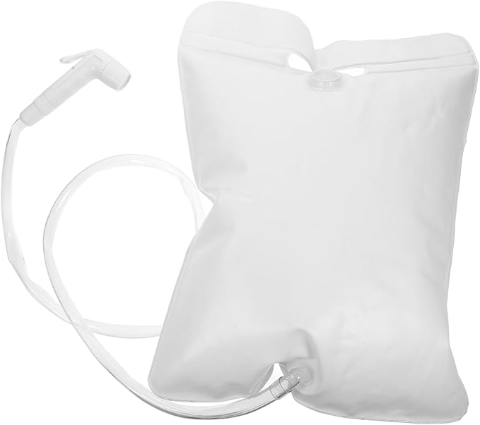 Portable Camp Shower Bag with Water Tube Durable Outdoor Shower for Camping Hiking and to Use Generous Water Capacity for Bathing and Washing Needs
