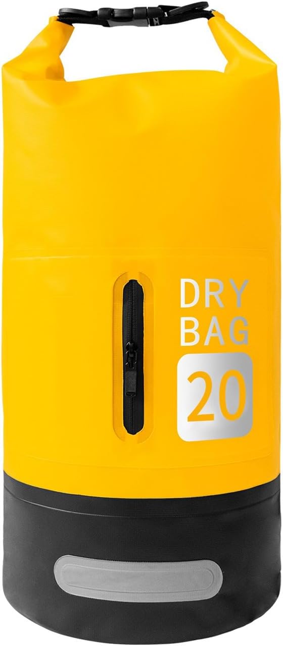 20L Dry Bag with Adjustable Shoulder Strap Water Proof Bag Dry Packs Water Proof Pack Sacks for Swimming Rafting Diving