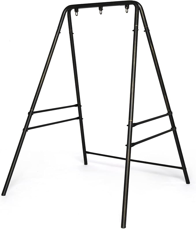 ONCLOUD Hammock Chair Stand - Heavy Duty 450LB Capacity Outdoor Hanging Chair Frame for Patio/Garden/Backyard Kids Outdoor Play Equipment Antique Bronze
