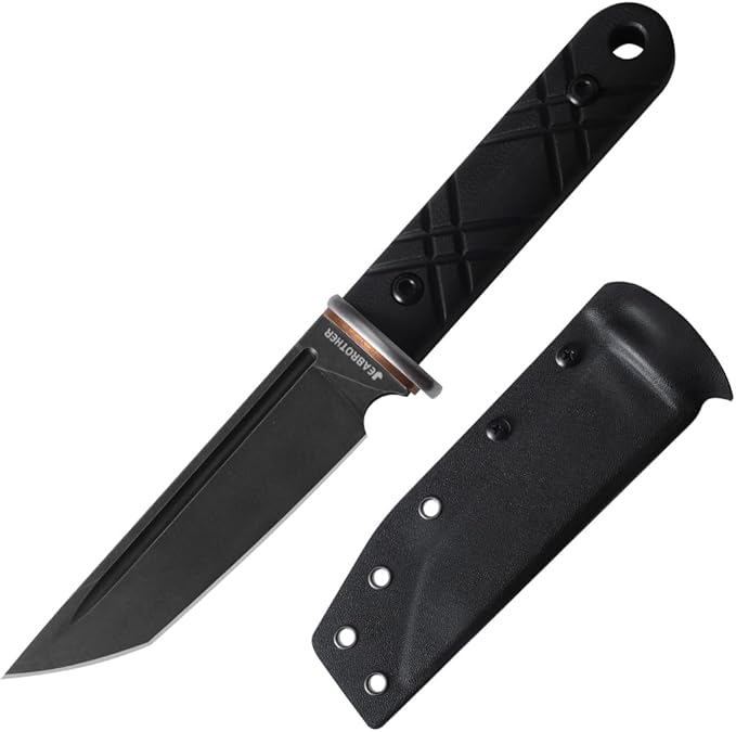 Fixed-Blade Knife with 14C28N Steel 5.03-Inch Blade &amp Kydex Sheath – The Ideal Choice for Outdoor Knives &amp Tools in Camping Fishing &amp Hiking Gear. (sharp blade)