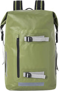 Waterproof Dry Bag 40L Roll Top Lightweight Dry Storage Bag Backpack with Exterior Zippered Pocket for Travel