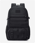 Tactical Backpack Military Molle Hiking 36-55L Tactical Camouflage Outdoor Sports Camouflage Bag Hiking Black