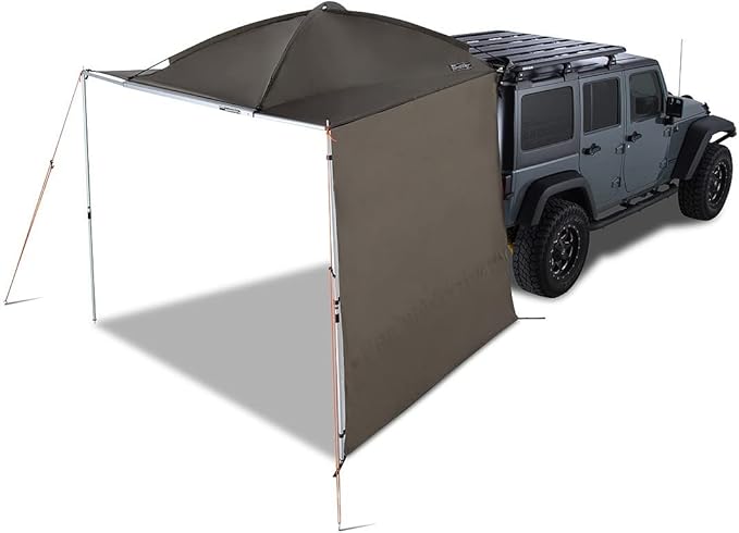 Rhino-Rack Side Wall for Dome Awning 1300 Provides an Extra 6.5' x 6.5' of Coverage for Privacy Wind Rain &amp Sun Cover Brown (32121)