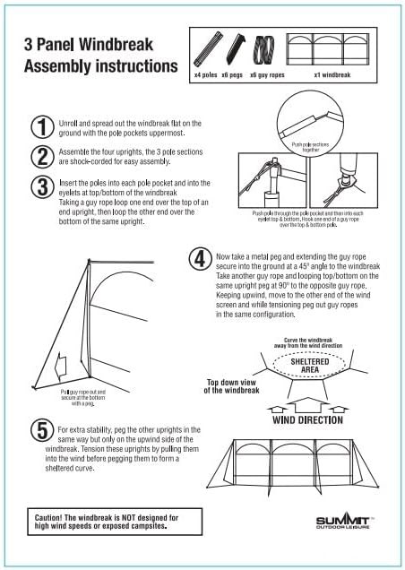 Camping Windbreak Stove Windscreen - Beach Windshield ShelterSunshade ScreenWinter Outdoor Caravan Privacy Shield with Top Windowfor Garden Charcoal Grills BBQ Picnic