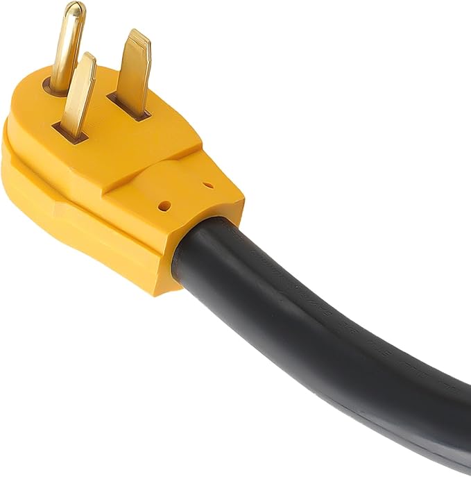 maXpeedingrods 50 Amp Y Splitter Adapter Cord 3 Prong NEMA 6-50P to 2 Outlet 6-50R Female Connectors 6 AWG 3 Feet 250 V Outdoor Extension Cord for EV RV