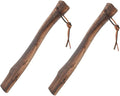 BESPORTBLE 2pcs Wooden Axe Handle Replacement for Gardening Axe Sturdy Non-Slip Grip