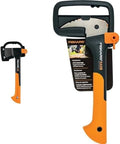 Fiskars Wood Prep Set: X7 Hatchet and 12-Inch Hookaroon – Essential Tools for Firewood Wood Splitting Logging and Outdoor Projects