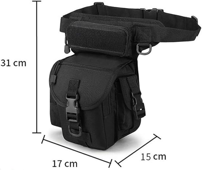 Multi-Purpose Tactical Drop Leg Bag Tool Fanny Thigh Pack Leg Rig Military Motorcycle Camera Utility Pouch Outdoor Bike CyclingBeige