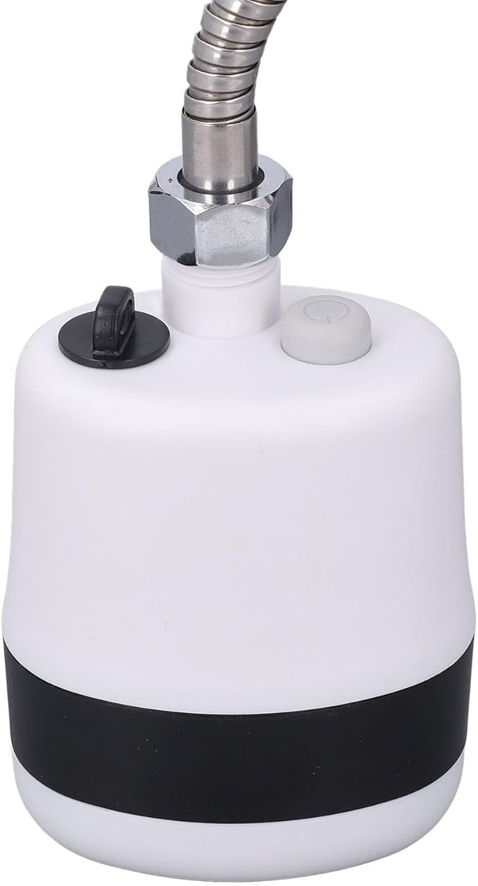 Brrnoo USB Rechargeable Portable Camping Shower with 4.9ft Hose Compact Handheld Electric Shower for Outdoor Use Ideal for Hiking Traveling and Pet Washing