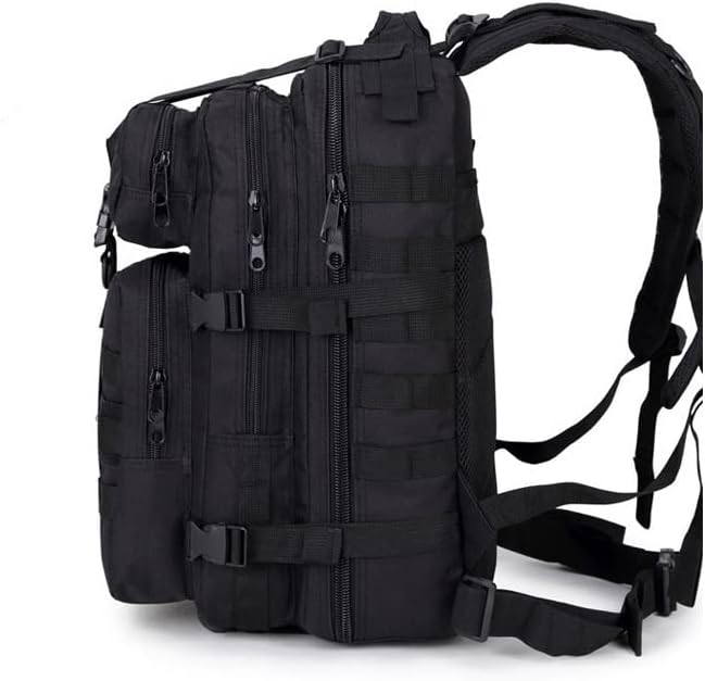 Outdoor Sports Pack Hiking Bag Tactical Rucksack Camo Knapsack Combat Camouflage Tactical 35L Molle Backpack - DW