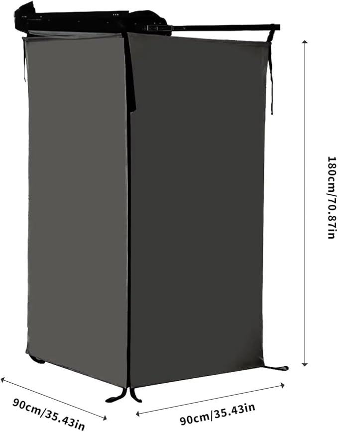 Quick Assembly Vehicle Mounted Shower Shelter Fast Setups Enclosure for Family Camping Adventures Vehicle Tent
