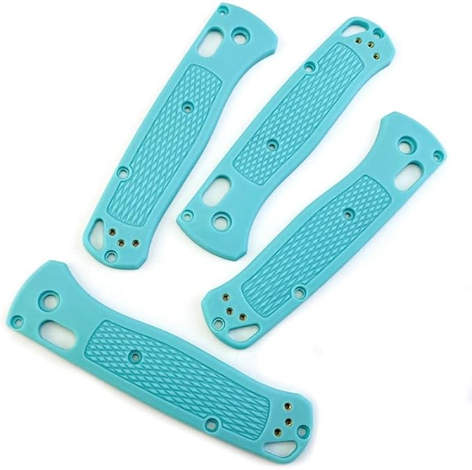 1 Pair Custom CNC Plastic Scales Handle Replacement Fits for Bugout 535(Pink)