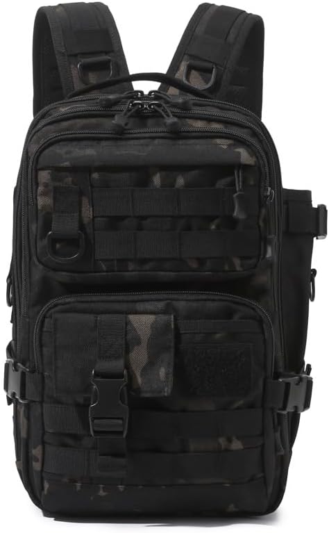 Tactical Backpack Military Molle Hiking 20L Outdoor Assault Cycling Bag Camouflage