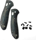 1 Pair Custom Micarta Scales Handle with 3 Sets Screws Fit for Griptilian 551 550 Premium Handle Patch DIY Accessory