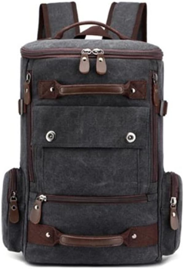 Eysee Backpack Tactical Backpack Canvas Travel Bag Daypack for Men Outdoor Trekking Backpack