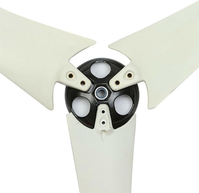 BRAVECOW Windmill Blades Replacement Delta Wing Blade Nylon Fiber Blade Wind Turbine Generator Blade Windmill Power Charge Accessories for Wind Generator (550mm)