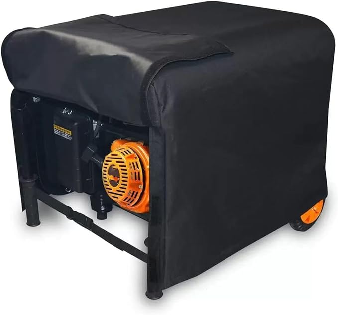 Generator Cover for Westinghouse WGen14500TFc 18125/16300/14500W-14500/13050/10875W 420D Portable Generator Cover Heavy Duty Outdoor Rain &amp Dirt Protection with Windproof Buckle Straps