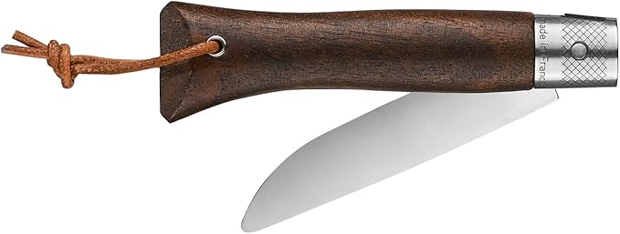 OPINEL NEO6 Folding Non-Locking Pocket Knife OPIFLEX Intuitive Design EDC Folder Wood Handles 2.75 in. Blade (Walnut)