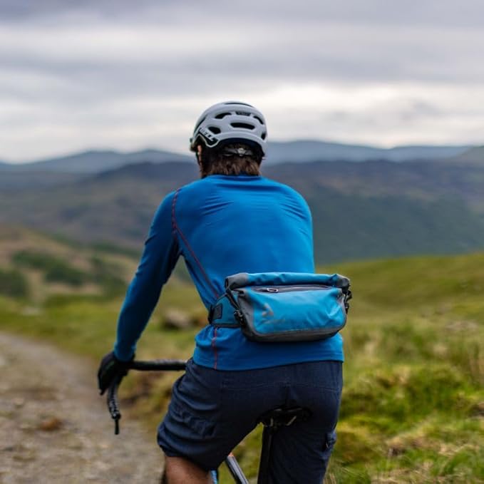 Aquapac Heavy Duty Waterproof Waist Pack Made in the UK 3 Litre Capacity Travel Essential 5 Year Warranty Hiking Mountain Biking Running Accessory