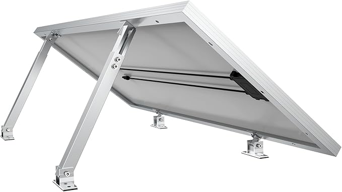 RICH SOLAR Adjustable Solar Panel Tilt Mount Brackets Support up to 300 Watt Solar Panel for Roof RV Boat and Any Flat Surface for on-Grid/Off-Grid Systems