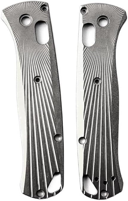 1Pair Titanium Scales Handle Fits for Benchmade Bugout 535 Integreted CNC Rust Resistant Handle Patch