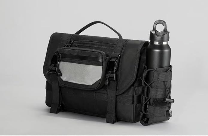Messenger Bag Tactical Messenger Bag Men Sling Shoulder Pack with Detachable Pouches for Work Outdoor Camping Hiking