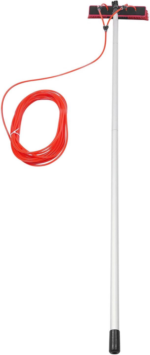 26 Feet Reach Solar Panel Cleaning Brush &amp Pole Water Fed Pole KitSuitable for high Windows Cleaning Solar photovoltaic Panel Cleaning and Cleaning Cars Trucks Vans caravans Windows
