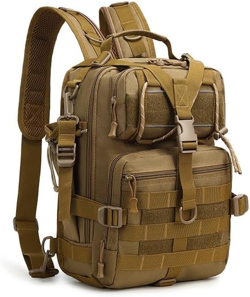 Tactical Backpack Military Molle Hiking 36-55L Outdoor mountaineering bag trekking touring fishing blue and black camouflage