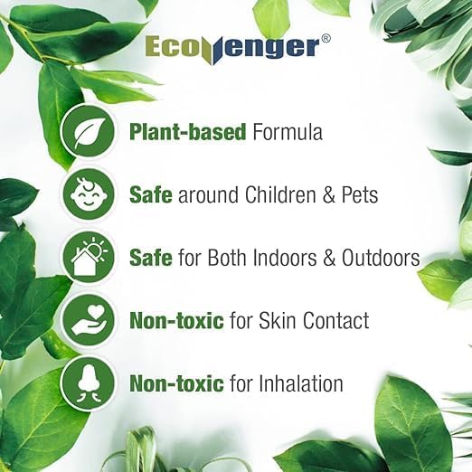 Ecovenger ER-22 by EcoRaider Professional Grade Insect Killer Concentrate 32OZ for Bed Bugs 100% Efficacy Extended Residual Green and Non-Toxic