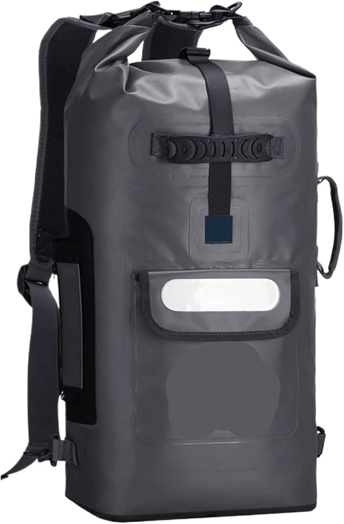 Waterproof Bag for Women Men Dry Backpack for Sports Kayaking Beach Boating Canyoning(Black30L)
