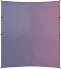 Blue Pink Gradient Beach Tent &amp Canopy UPF50+ Protection Easy Setup Portable Sun Shelter with Sturdy Poles Sandbags and Shovel for Camping Trips Fishing Backyard Fun or Picnics
