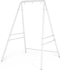 ONCLOUD Hanging Chair Stand Only Heavy-Duty Hammock Chair Stand Hold up to 450 LBS Outdoor Metal Frame Swing Stand for Patio Garden and Backyard (White)