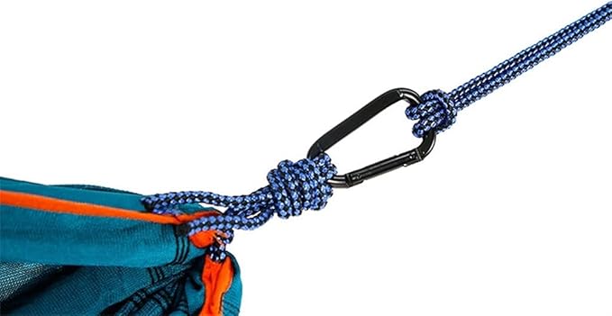Portable Hammock Portable Outdoor Camping Hammock Single Cotton Hammocks Multiples Load Capacity Up to 200kg for Backpacking Beach