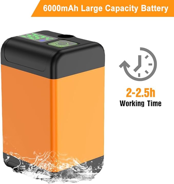 Outdoor Camping Shower Pump with Intelligent Digital Display Electric Portable Camping Shower