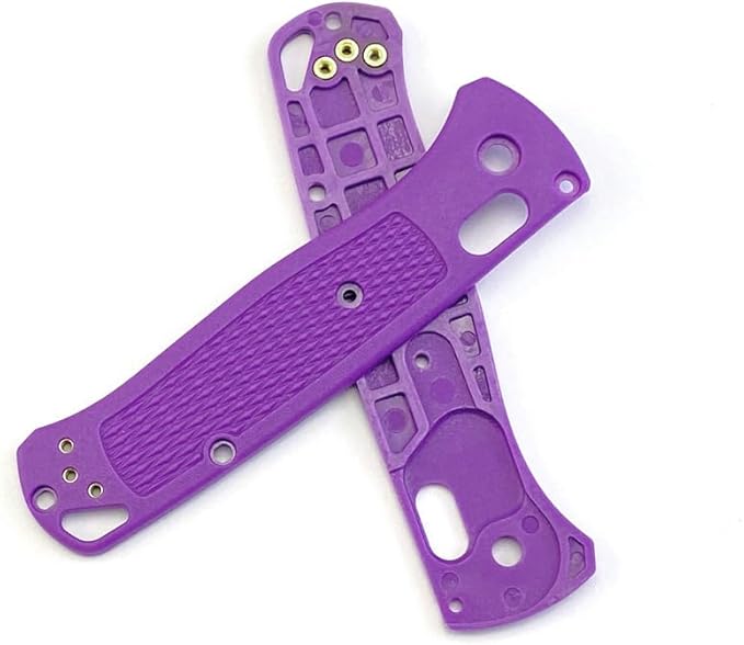 1 Pair Custom Plastic Scales Handle Replacement Fits for Bugout 535(Purple)