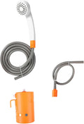 Abaodam 1Set Shower with Lighting for Camping Rechargeable Outdoor Shower for Travel and Pet Cleaning Compact and Easy to Carry Orange