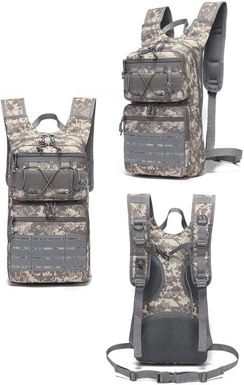Outdoor Sports Hiking Bag Tactical Assault Combat Camouflage Tactical Molle Water Pack Hydration Pack