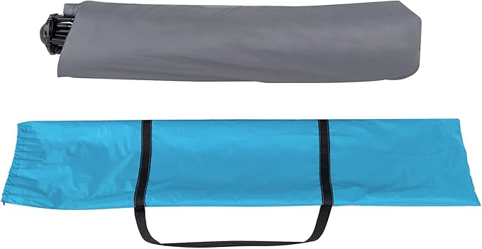 Beach TentPop Up Beach Tent Sun Shade Shelter with Fiberglass Pole Oxford ClothQuick-Open Free Ride Beachs Sun Shade