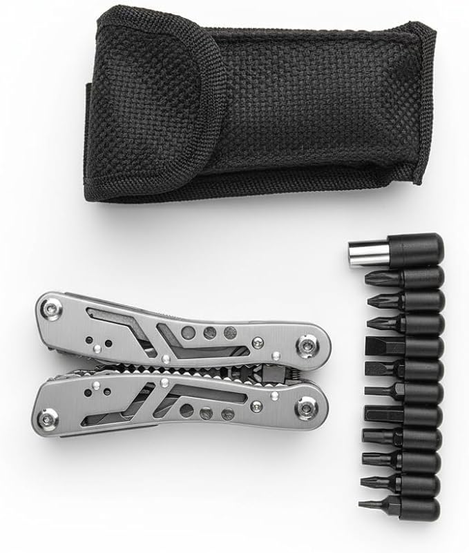 Rogue 18-in-1 Full-Size Versatile Multi-tool for DIY Home Garden Outdoors or Everyday Carry (EDC) Stainless Steel
